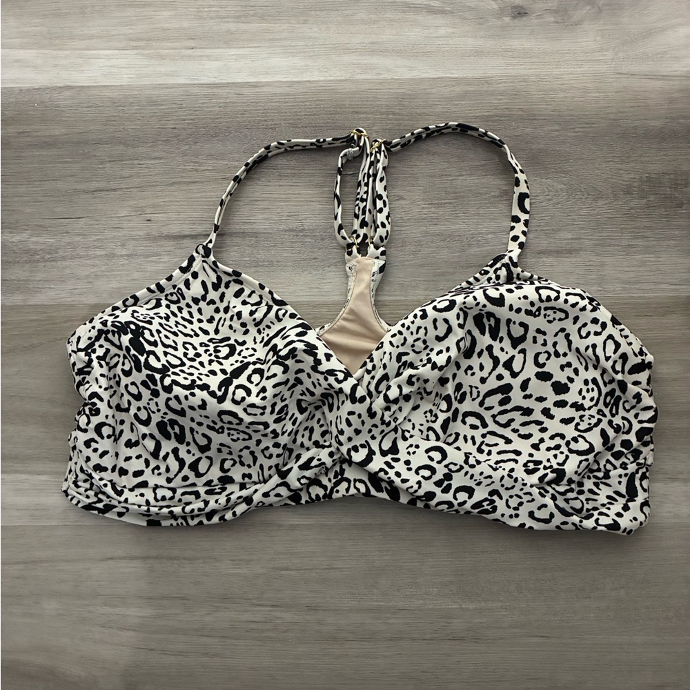 Kona Sol Animal Print Bikini Top Women Ladies Plus 2X XXL